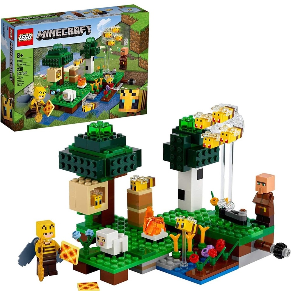 LEGO Minecraft Bee Adventure Set with Green and Yellow - Picture 3 of 7